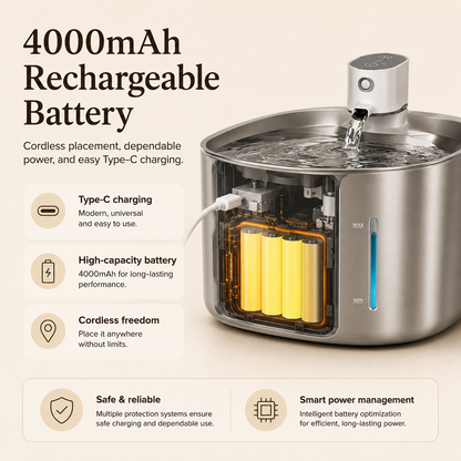 PawFlow™ Wireless Pet Fountain