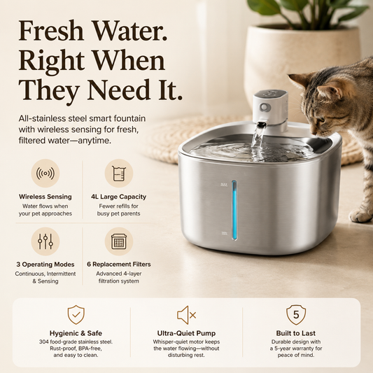 PawFlow™ Wireless Pet Fountain