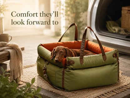 PurrLoop DriveLounge™ Premium Dog Car Seat
