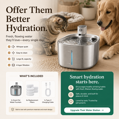 PawFlow™ Wireless Pet Fountain