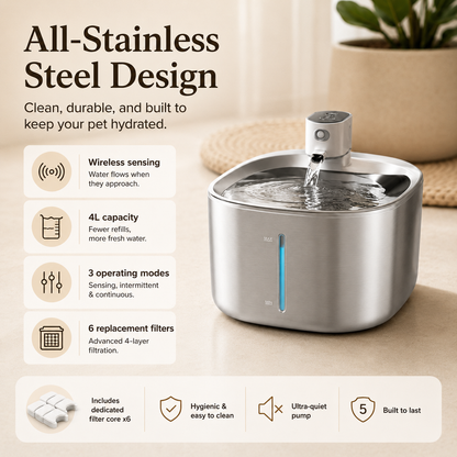 PawFlow™ Wireless Pet Fountain